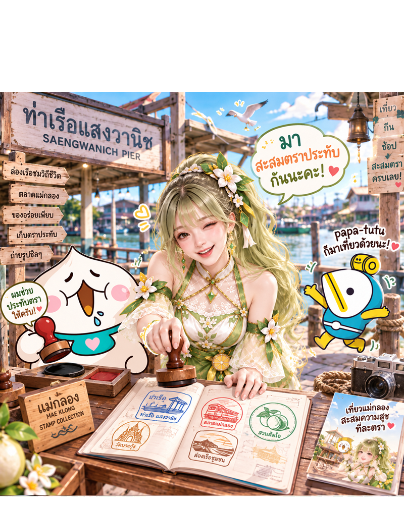 น้องส้มโอสะสมตราประทับ